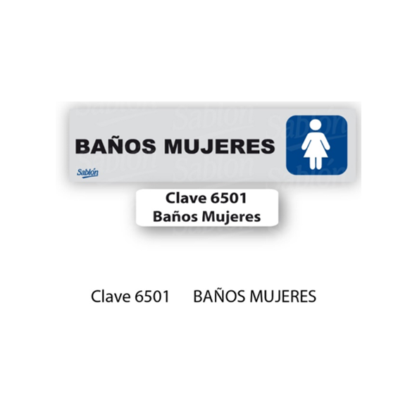 SENAL DE BANOS MUJERES 6501